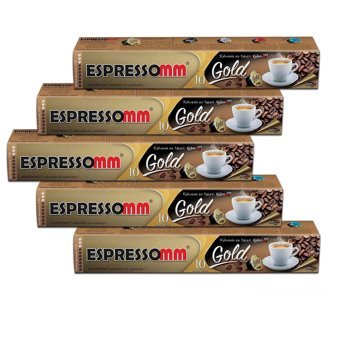 Espressomm Gold 5x10'lu Espresso Kapsül Kahve