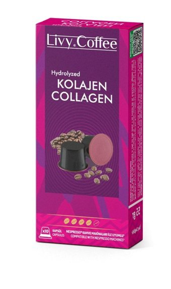 Livy Coffee Collagen 10'lu Espresso Kapsül Kahve