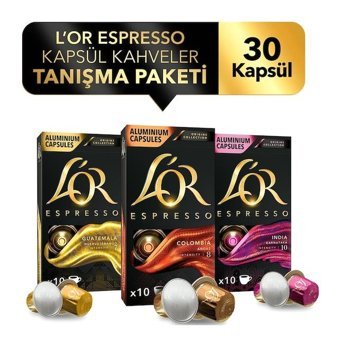 Lor Karışık 3x10'lu Espresso Kapsül Kahve