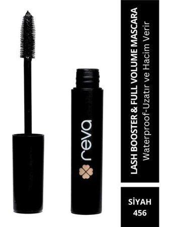 Reva Lash Booster & Full Volume 456 Lifting Etkili Suya Dayanıklı Siyah Maskara