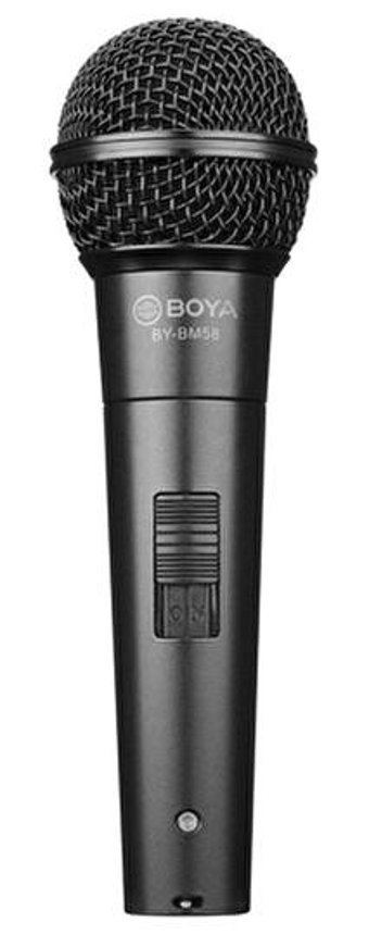Boya BY-BM58 Condenser 6.5 mm Kablolu Yayıncı Siyah El Mikrofon