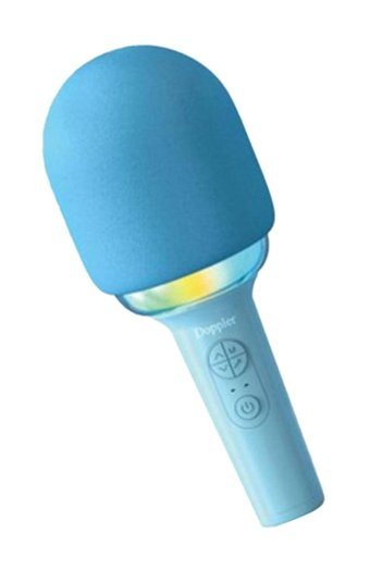 Doppler Rainbow Kablosuz Mavi El Mikrofon