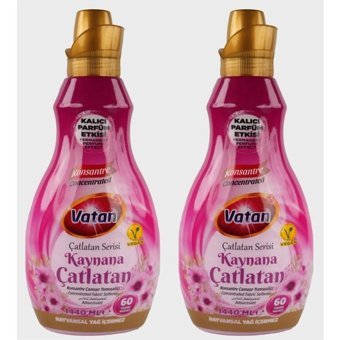 Vatan Kaynana Çatlatan Konsantre 60 Yıkama Yumuşatıcı 2x1.44 lt