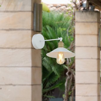Apliqa Yekta Tekli Metal LED Aplik Beyaz