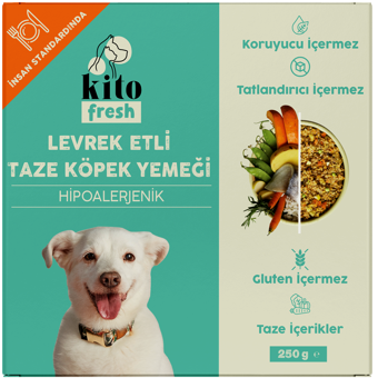 Kito Fresh Levrek Parça Etli Yetişkin Köpek Maması 250 gr