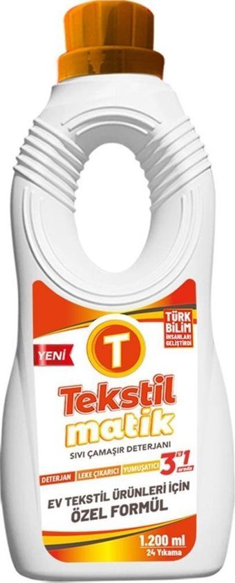 Tekstilmatik Renkliler İçin Sıvı Deterjan 1.2 lt