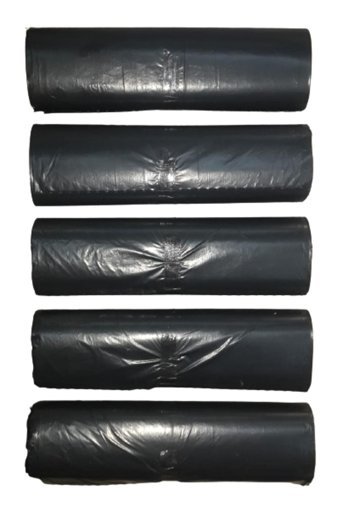 Eymarmarket Büyük Boy 65x80 cm Çöp Poşeti 50 Adet Siyah