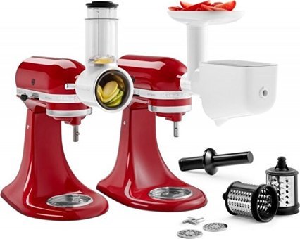 Kitchenaid 5KSM2FPPC Doğrayıcı Rendeli Çırpıcı 1500 W Kırmızı Mutfak Robotu