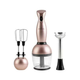 Karaca Pro-midi Doğrayıcı Rendeli Çırpıcı 550 W Rose Gold Mutfak Robotu