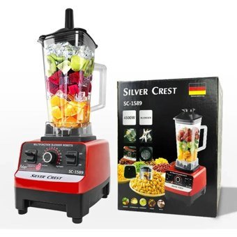 Silver Crest SC-1589 2500 ml Plastik 4 Bıçaklı Blender Seti Kırmızı