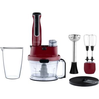 Vestel Nano 1500 ml Plastik 4 Bıçaklı 4 Bıçaklı Blender Seti Bordo