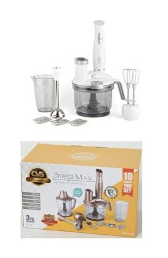 Cvs DN 1283 1500 ml Plastik Kişisel 4 Bıçaklı 4 Bıçaklı Blender Seti Beyaz
