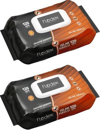 Flodex Orange Garden 120 Yaprak 2'li Islak Mendil