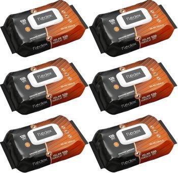 Flodex Orange Garden 120 Yaprak 6'lı Islak Mendil