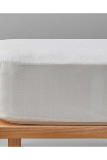 English Home Pamuklu Lastikli Sıvı Geçirmez 100x200 cm Tek Kişilik Alez