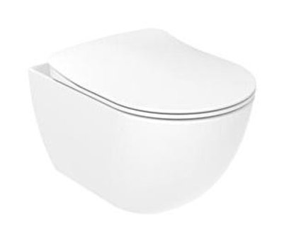 Creavit Rim-off 51 cm Seramik Kanalsız Arkadan Çıkışlı Gömme Asma Klozet Beyaz
