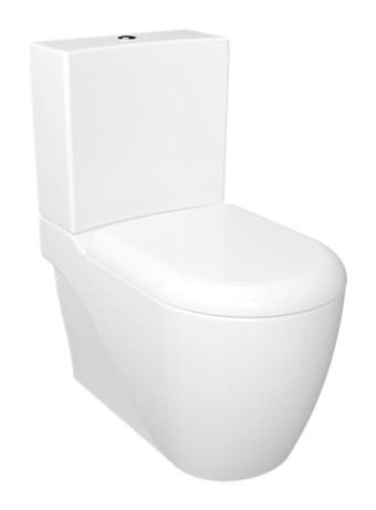Creavit Grande Xxl 73.5 cm Seramik Kanallı Alttan Çıkışlı Duvara Sıfır Ayaklı Klozet Beyaz