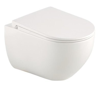 Kale Zero 2.0 Smart 52 cm Seramik Kanalsız Arkadan Çıkışlı Gömme Asma Klozet Beyaz