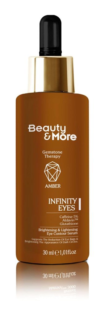 Beauty&More Amber Infinity Aydınlatıcı Kırışıklık Karşıtı Göz Altı Torba Karşıtı Göz Çevresi Serumu 30 ml