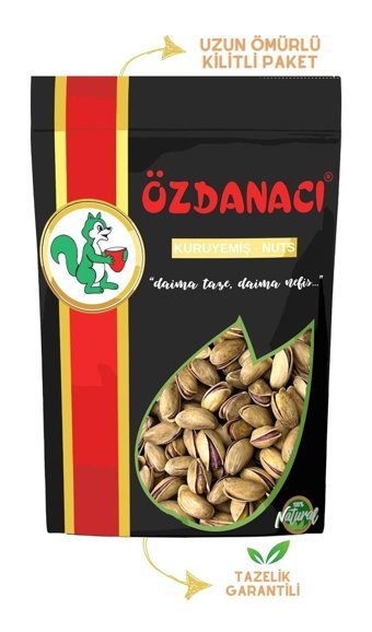 Özdanacı Kuruyemiş Duble Ana Çıtlak Kabuklu Kavrulmuş Taze Gaziantep Tane Antep Fıstığı 500 gr