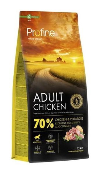 Profine Gluten Tavuk Yetişkin Köpek Maması 12 kg