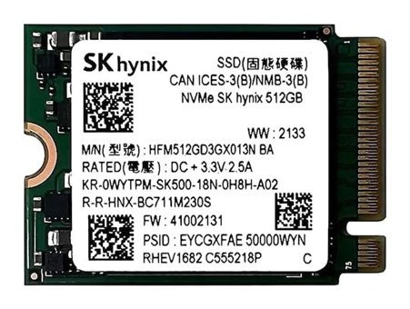 Sk Hynix BC901 PCIE NVME 512 GB 2.5 inç SSD