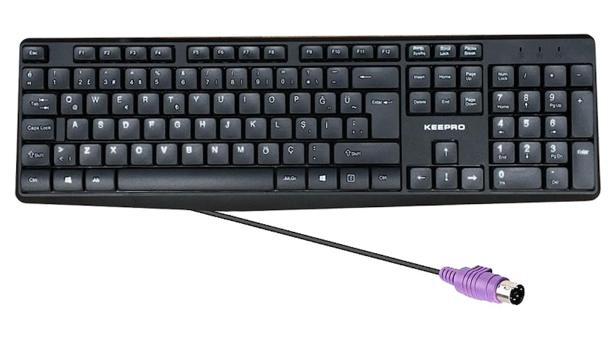 Keepro KP-416 Sessiz Kablolu Klavye Mouse Seti