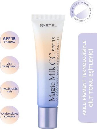 Pastel Magic Milk Güneş Koruyuculu Işıltılı Suya Dayanıklı CC Krem 30 ml