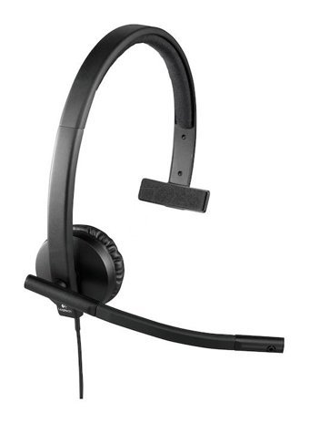 Logitech H570E Silikonlu Mikrofonlu USB Type A Siyah Kablolu Kulaklık