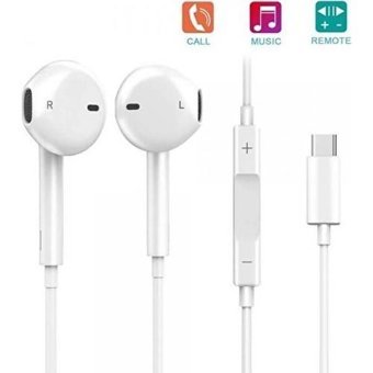 Torima TC-01 Silikonsuz Mikrofonlu Type C Beyaz Kablolu Kulaklık