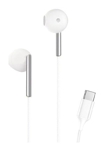 Linktech H46 Silikonsuz Mikrofonlu Type C Beyaz Kablolu Kulaklık