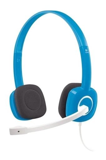 Logitech H150 Silikonlu Mikrofonlu 3.5 mm Jak Mavi Kablolu Kulaklık