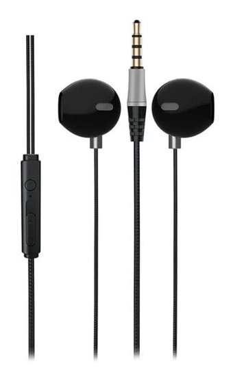 Lenovo Lecco EH101 Silikonsuz Mikrofonlu 3.5 mm Jak Siyah Kablolu Kulaklık