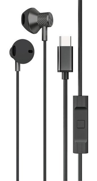 Newface LS-730 Silikonsuz Mikrofonlu Type C Siyah Kablolu Kulaklık