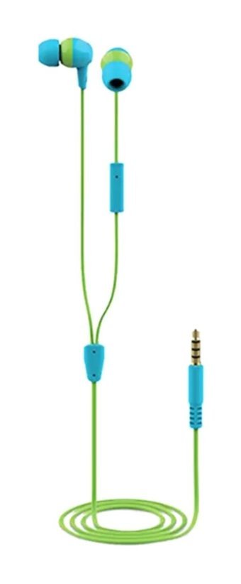 Trust 23420 Silikonlu Mikrofonlu 3.5 mm Jak Mavi Yeşil Kablolu Kulaklık