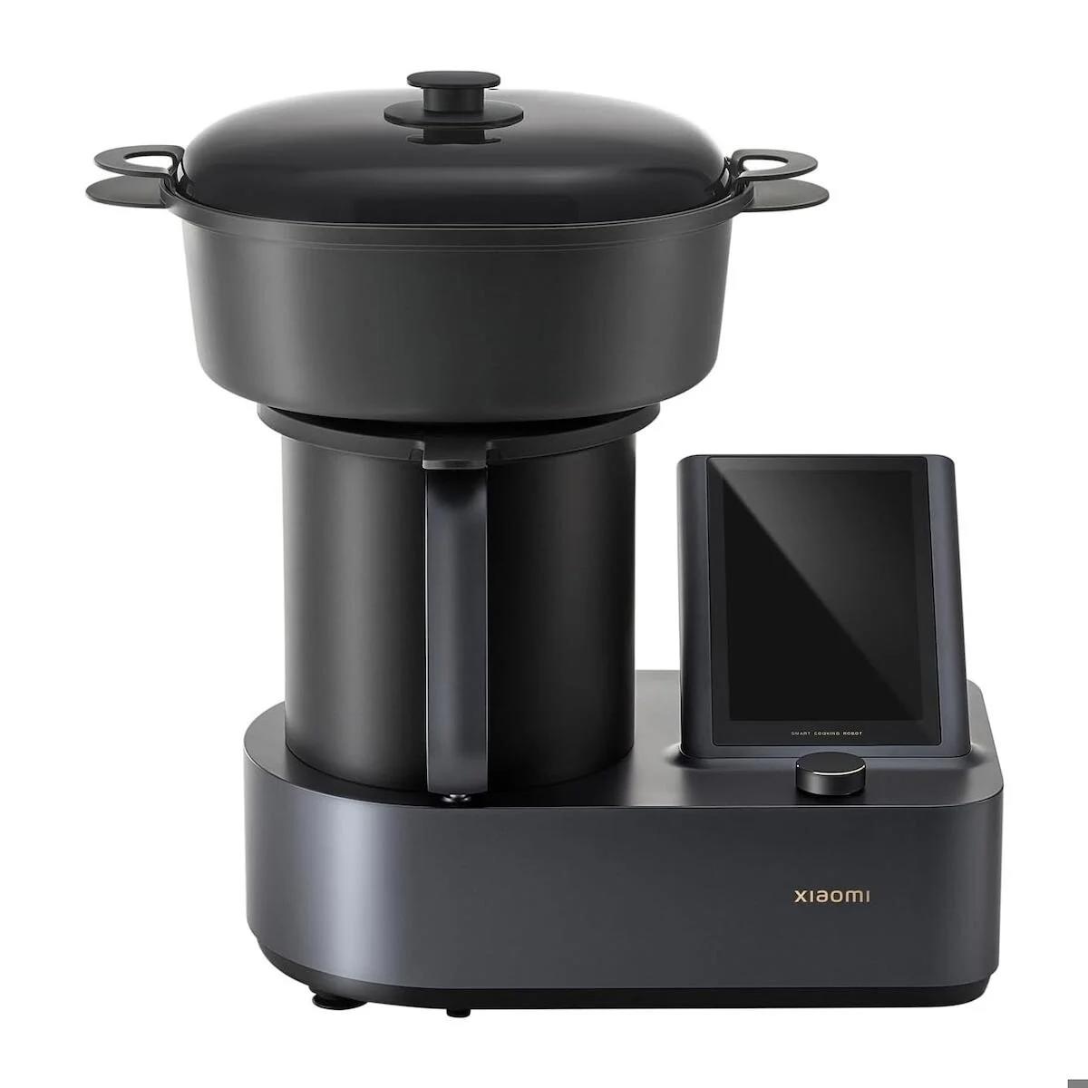 Xiaomi Smart Cooking Robot 1500 W Paslanmaz Çelik 2 Kademeli 1.5 lt Hazneli Dokunmatik Zamanlayıcı Buharlı Pişirici Siyah