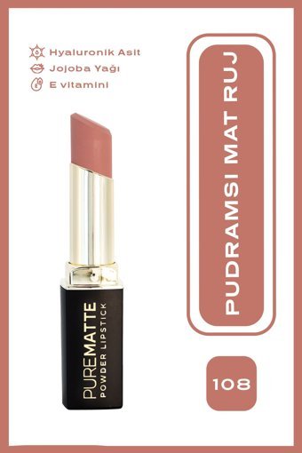 Golden Rose Pure Matte Powder No:108 Stick Ruj