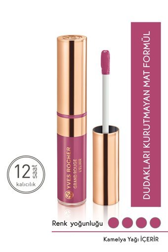 Yves Rocher Grand Rouge L'Elixir 104 Mat Likit Ruj
