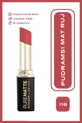 Golden Rose Pure Matte Powder No:116 Stick Ruj