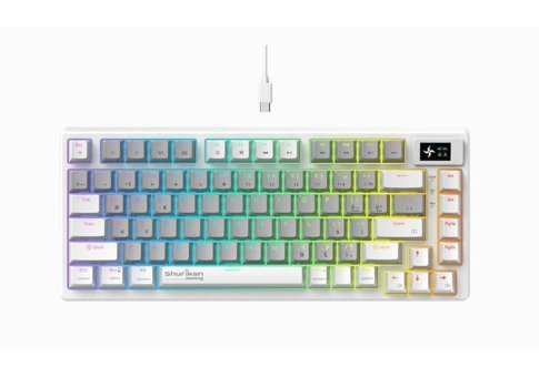Shuriken ES10 Sansei Türkçe Q RGB 104 Tuşlu Red Kablolu Çok Renkli Mekanik Gaming Klavye
