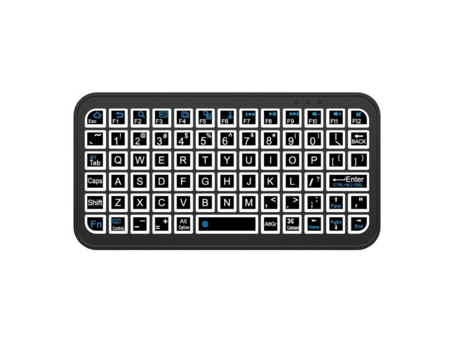 Torima M7 Türkçe Q RGB Wireless 76 Tuşlu Kablosuz Siyah Normal Klavye