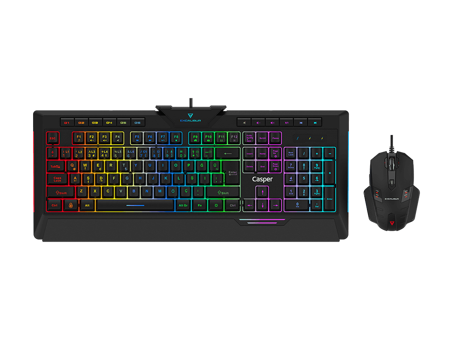 Casper SK-CS-EX800 Türkçe Q RGB 104 Tuşlu Red Kablolu Siyah Mekanik Gaming Klavye