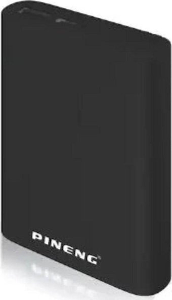 Pineng PN-554 10000 mAh Hızlı Şarj USB Çoklu Kablolu Powerbank Siyah