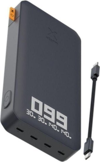 Xtorm XB403 27000 mAh Hızlı Şarj Çoklu Kablolu Powerbank Siyah