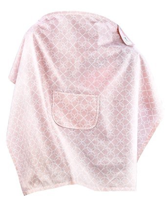 Babyjem Pamuk 70x98 cm Cepli Pembe Emzirme Önlüğü Örtüsü