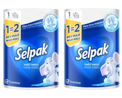 Selpak 3 Katlı Dev Rulo Kağıt Havlu Kağıt Peçete