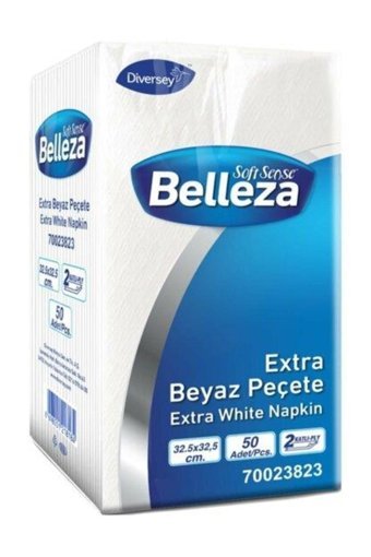 Belleza Extra Beyaz Garson Katlama Kağıt Peçete 24x50'li