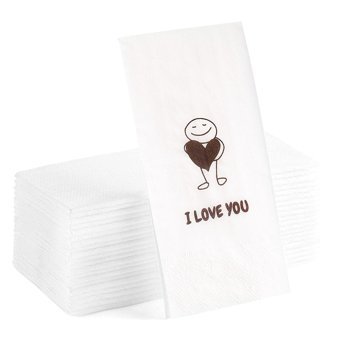 Matbaagraf I Love You Desenli Kağıt Peçete 20'li