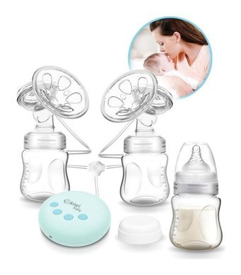 Kiwi Kbaby60 Elektrikli Biberonlu Masajlı Sessiz Çiftli Göğüs Pompası