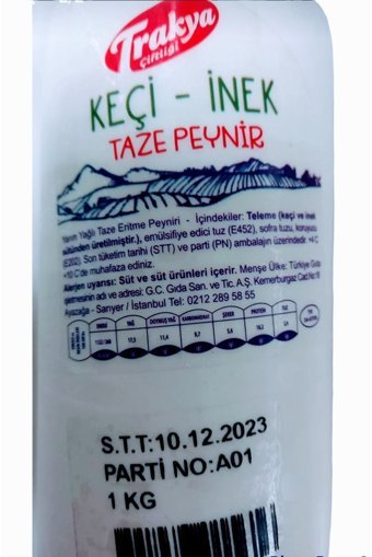 Trakya Çiftliği Büş Keçi Peyniri 1 kg